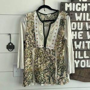 Anthropologie Tiny size small top